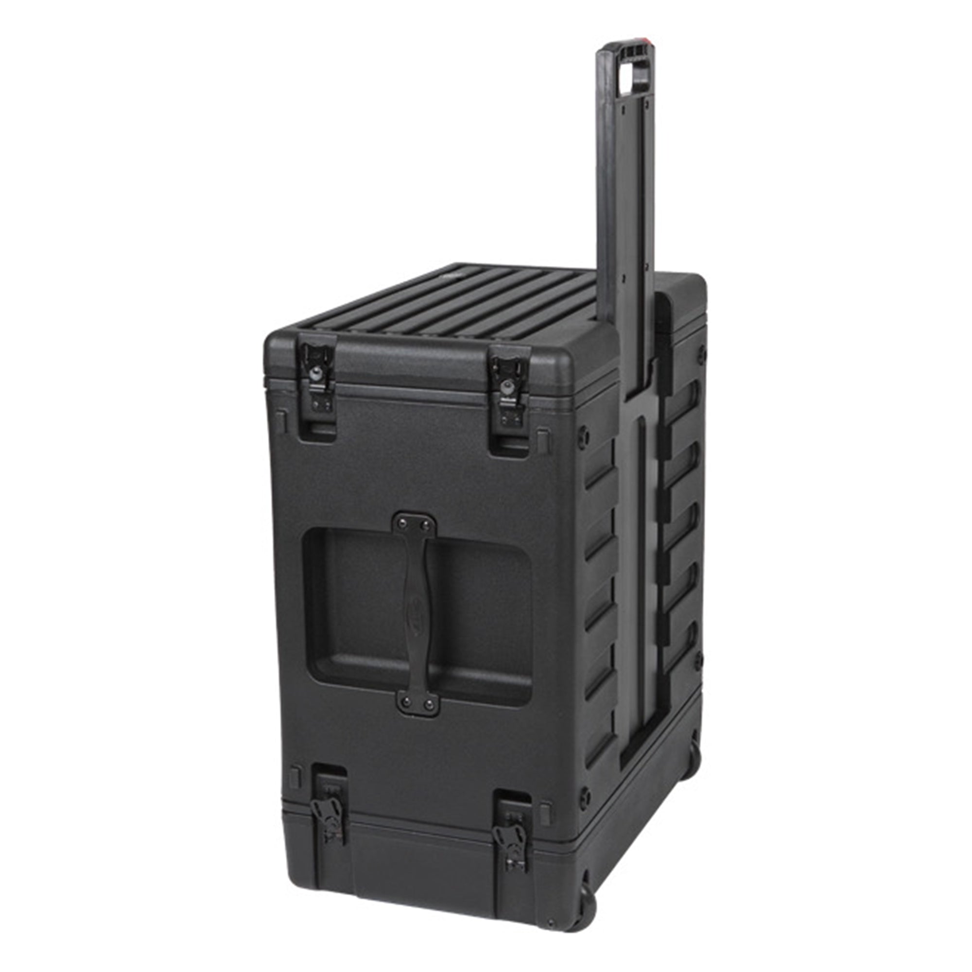 SKB 6U rSeries Rolling Rack with Integrated Back Wheels and 1-Touch Pull Handle - VMInnovations