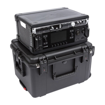 SKB 4U iSeries 13" Injection Molded Fly Rack with Built-In Wheels and Handle