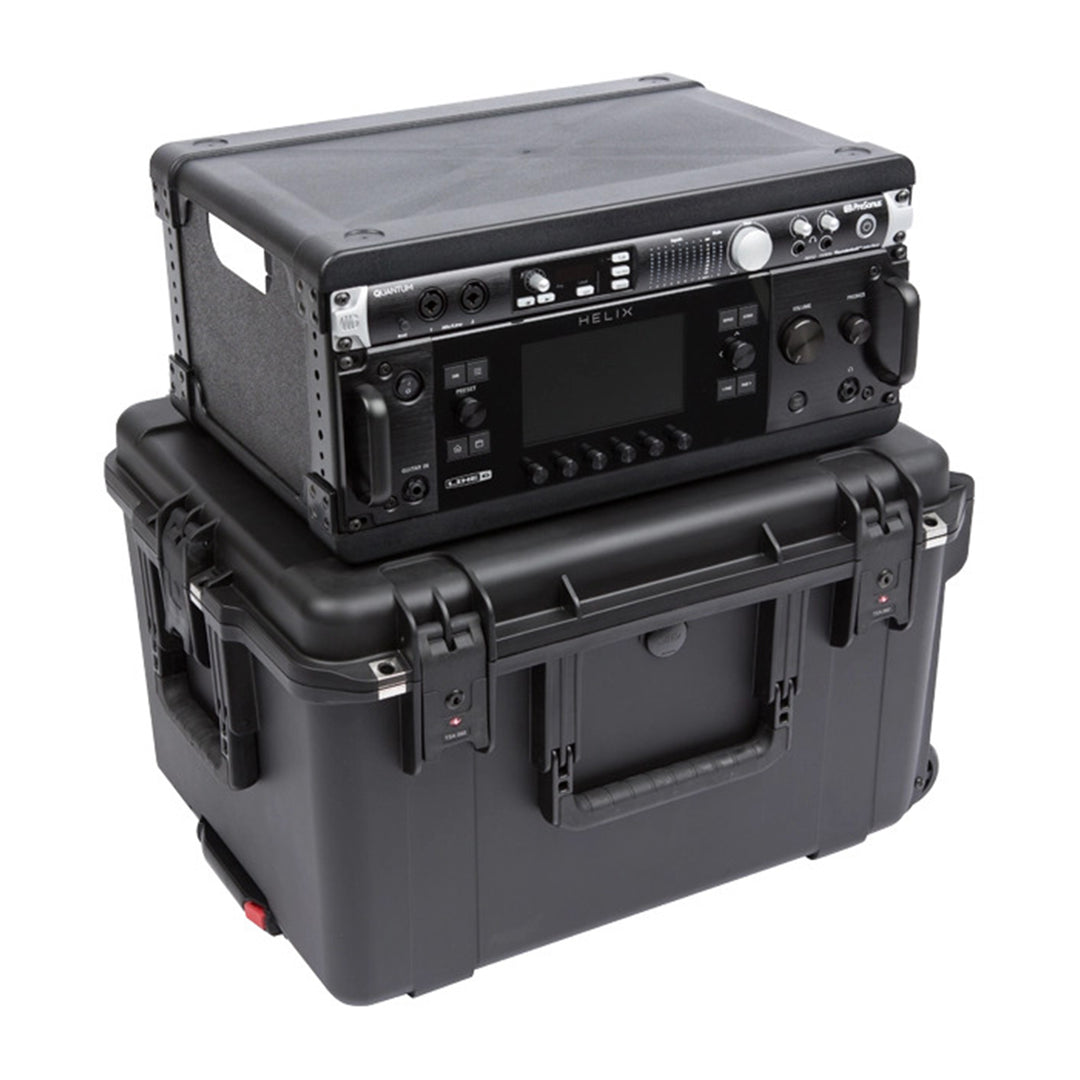 SKB 4U 13" Injection Molded Fly Rack w/Built-In Wheels & Handle (Open Box)