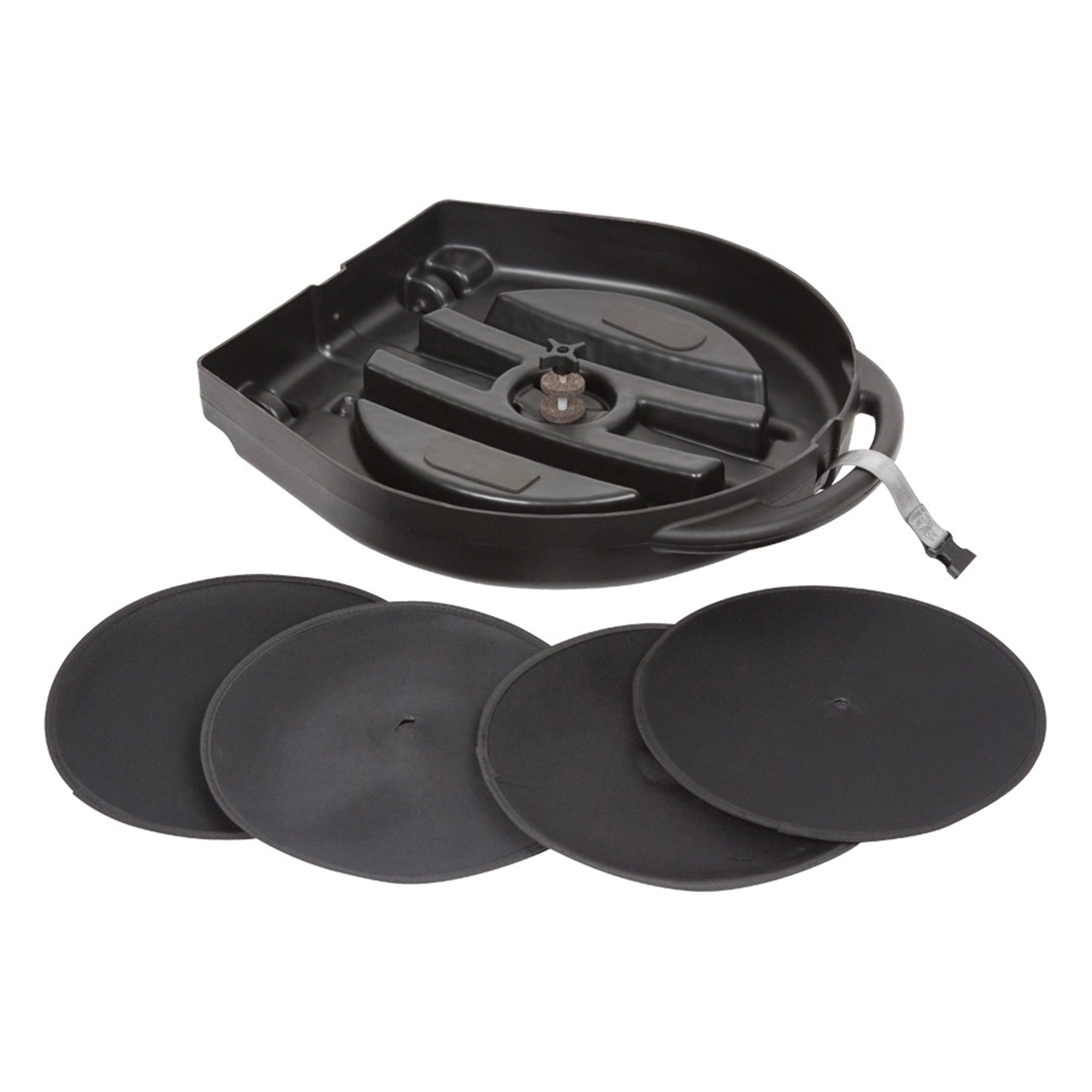 SKB ATA 24 Inch Cymbal Vault, Rolling Case with Handle, Wheels & Dividers, Black - VMInnovations