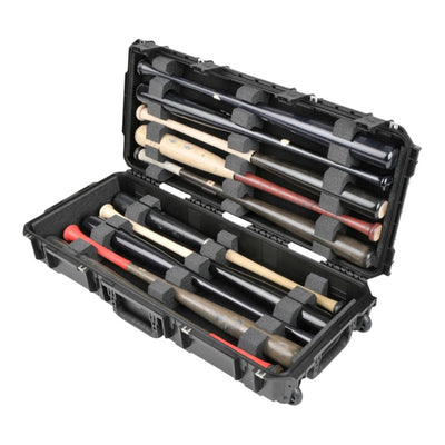 SKB iSeries Durable Baseball Bat Case for 10 Bats, Weatherproof, Secure Locks - VMInnovations