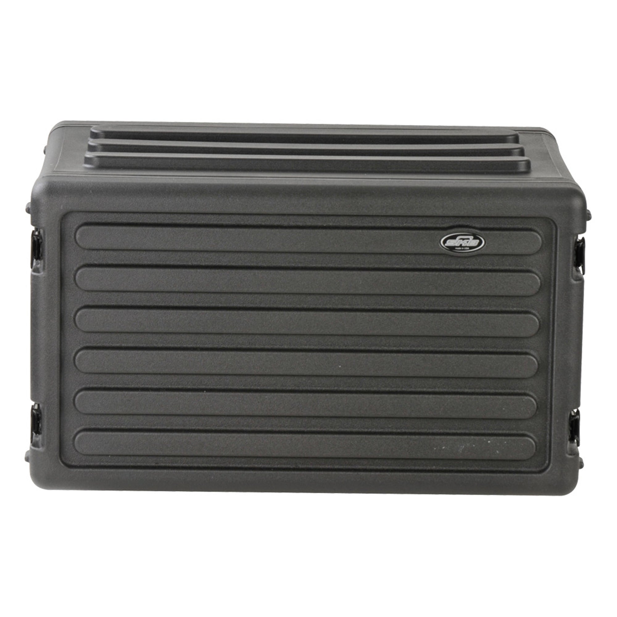 SKB 6U Shallow Roto Rack Case Gear Protector, Stackable, Waterproof, Black - VMInnovations
