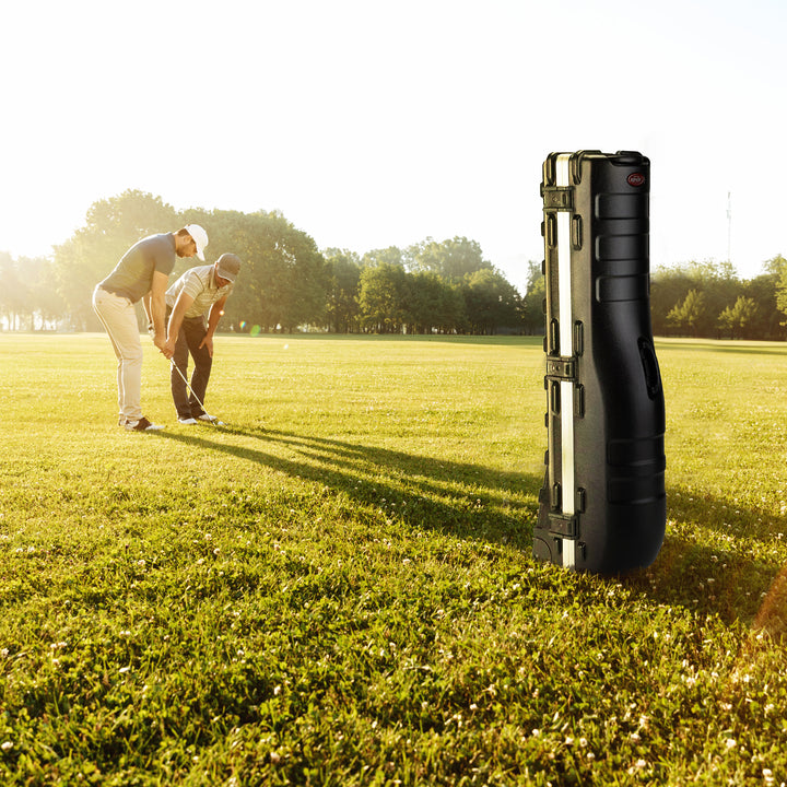 SKB Cases ATA Deluxe Plastic Storage Wheeled Golf Bag Travel Case (For Parts)