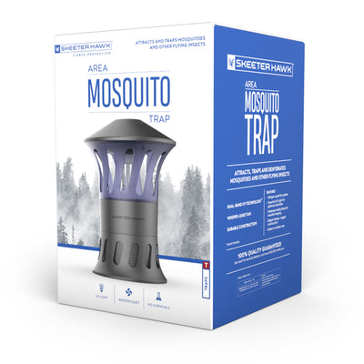 Skeeter Hawk Patio LED Mosquito & Flying Insect Trap, Large (Open Box)
