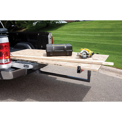 Tricam 350 Pound Capacity Hitch Mounted Steel Load Extender, Black (Used)