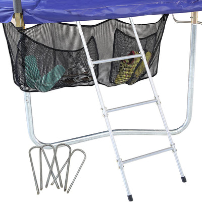 Skywalker Trampolines 3 Rung Ladder and Shoe Holder Trampoline Accessory Kit