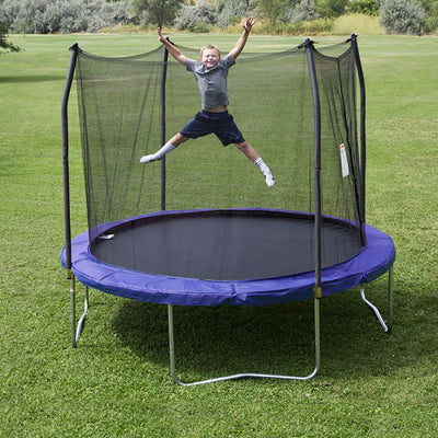 Skywalker Trampolines 10 Foot Round Outdoor Trampoline w/ Safety Enclosure(Used)