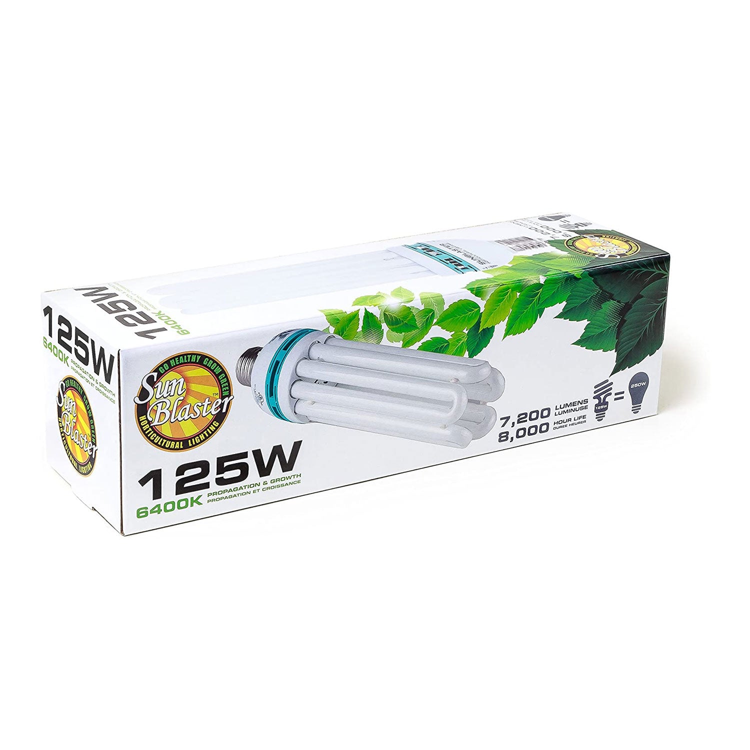 SunBlaster SL0900163 Full Spectrum CFL 6400K Self Ballasted Lamp, 125 Watts - VMInnovations