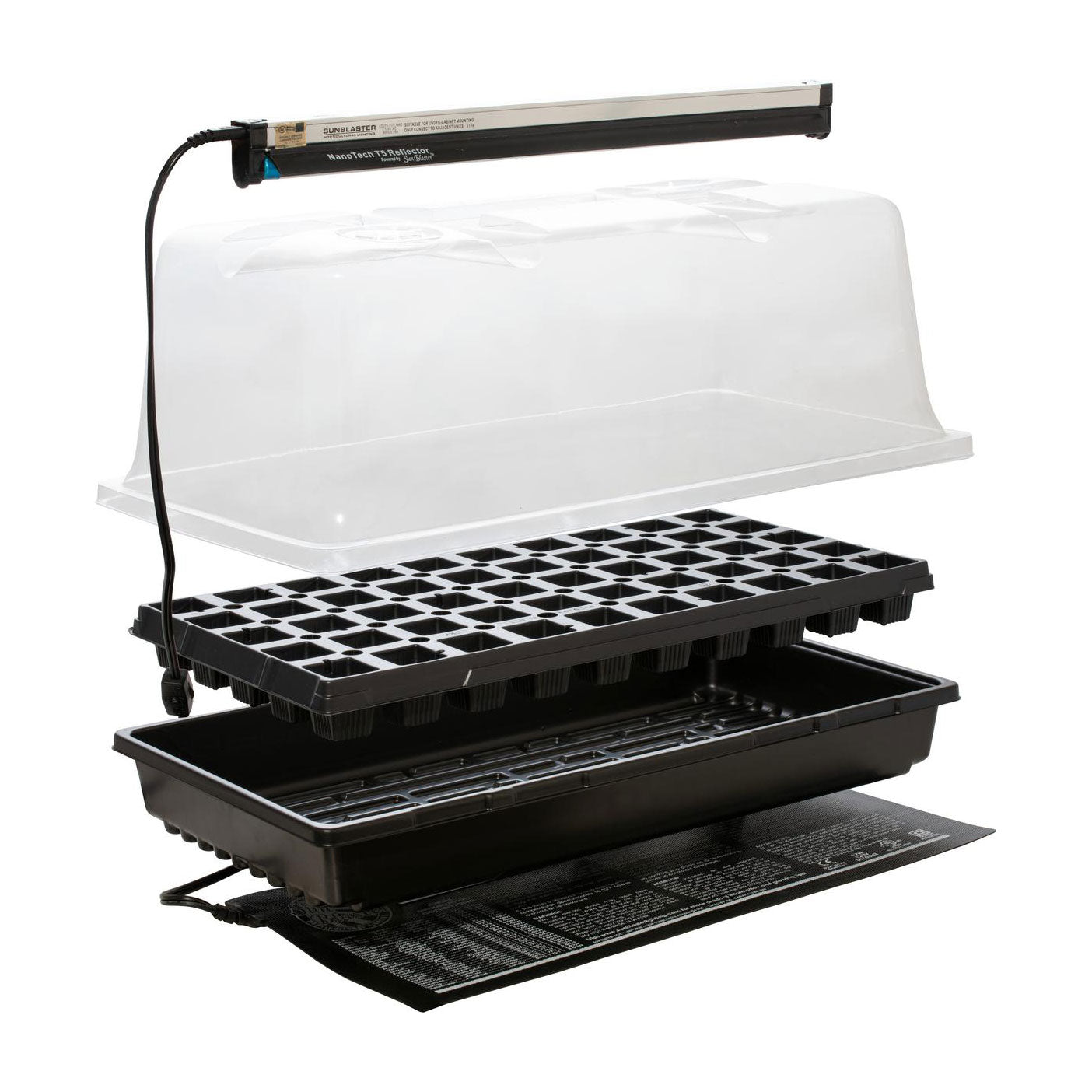 SunBlaster SL1611206 Grow Beginners Kit for Seed Starting & Plant Propagation
