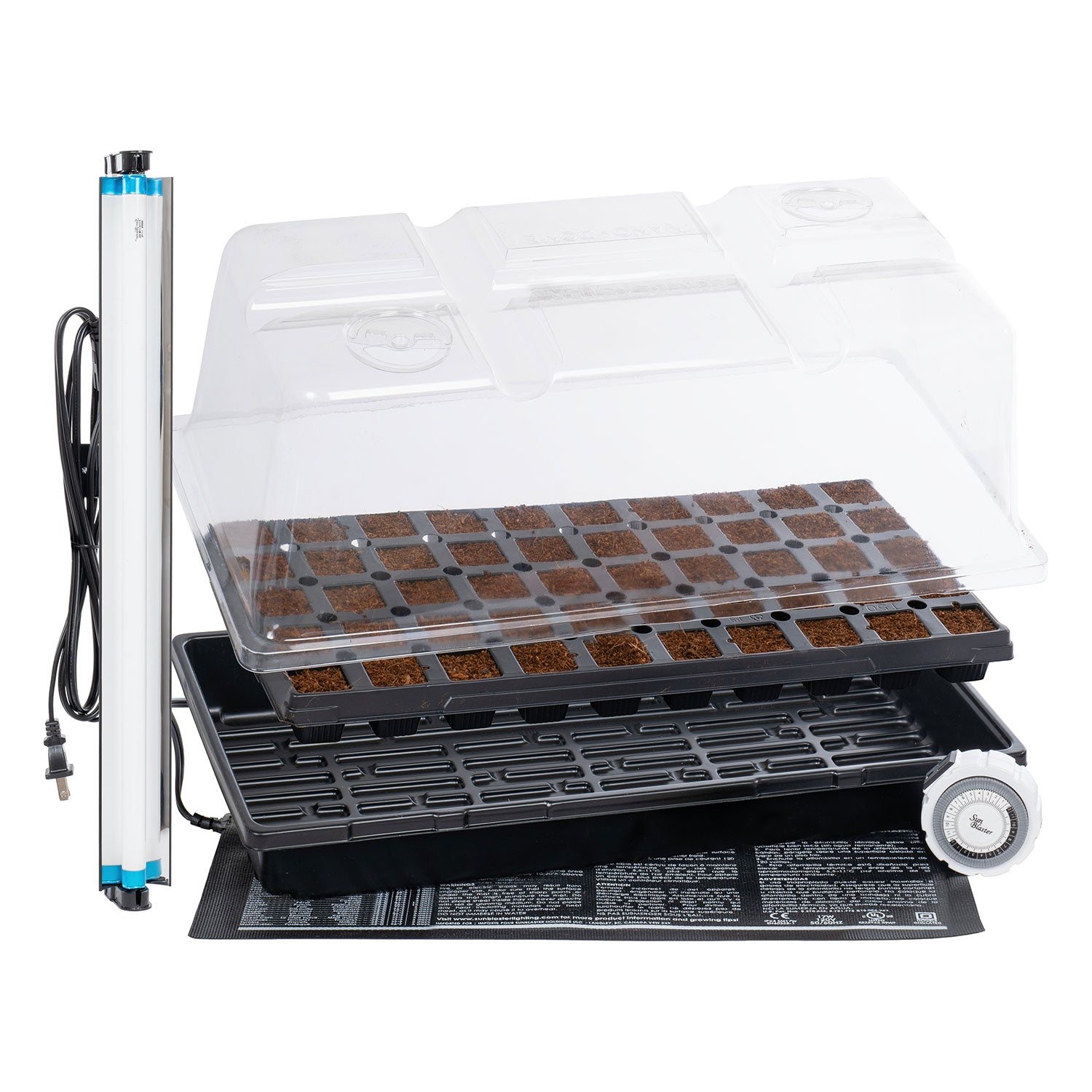SunBlaster SL1611206 Grow Beginners Kit for Seed Starting & Plant Propagation