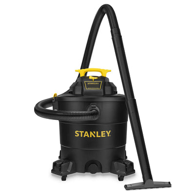 Stanley SL18116P 6 Gallon 4 Max HP Portable Lightweight Wet/Dry Vacuum, Black