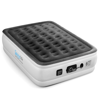 SereneLife Full Size Inflatable Premium Mattress w/ Internal Pump (Used)
