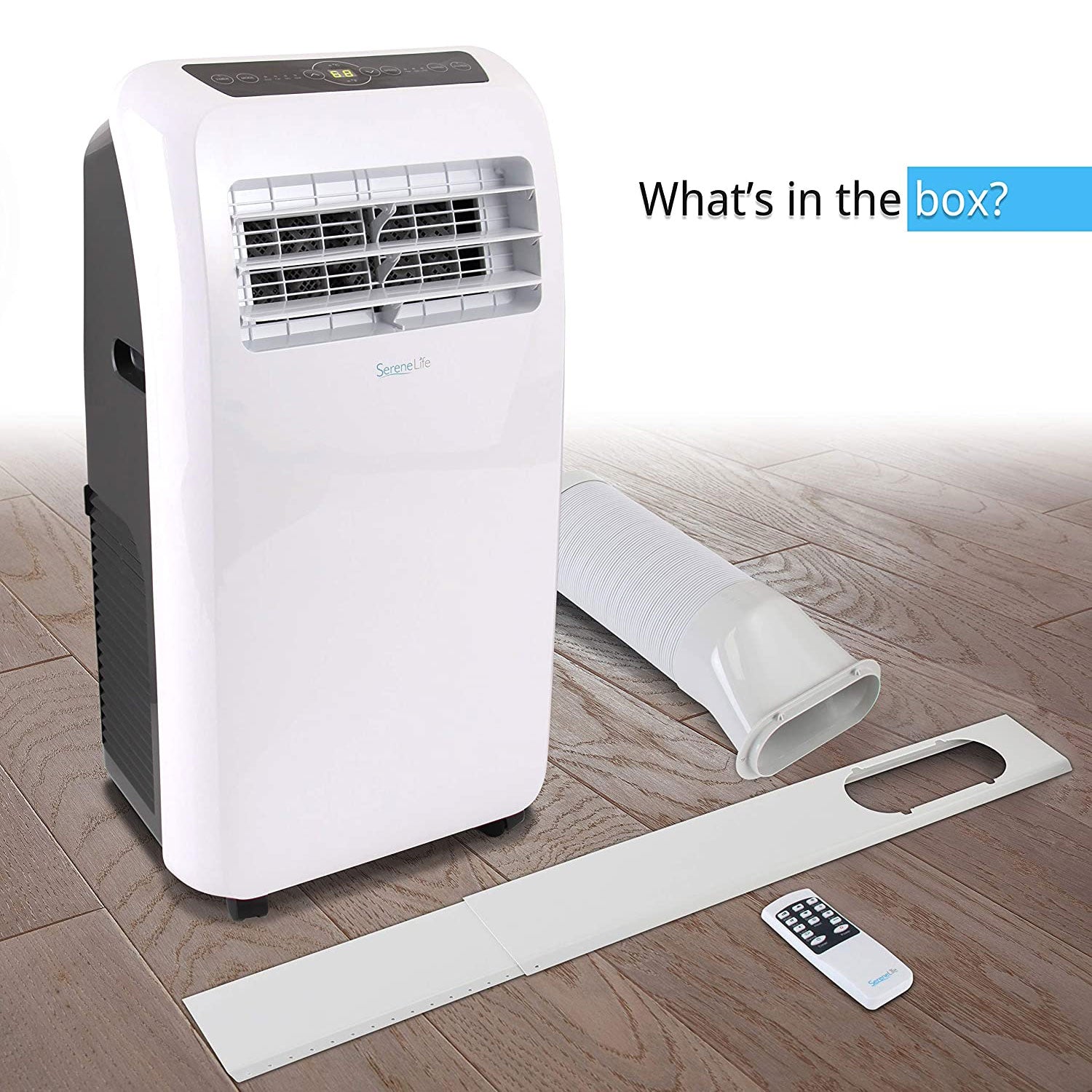 SereneLife SLACHT128 Portable 12000 BTU Room Air Conditioner & Heater (2 Pack)