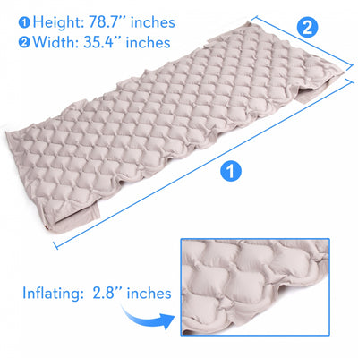 SereneLife Twin Inflatable Hospital Bed Pad Air Mattress w/ AC Pump (Open Box)