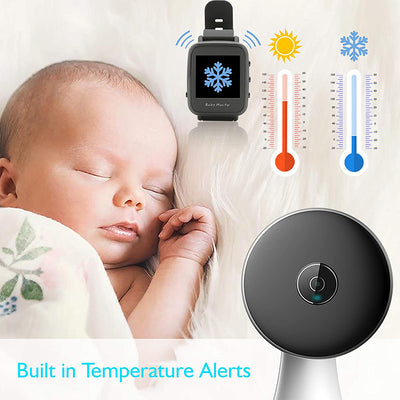 SereneLife SLBCAM550 Wireless Video Camera Streaming Baby Monitoring System