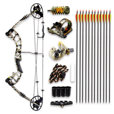 SereneLife Right Handed Complete Compound Target Practice Bow Package (2 Pack) - VMInnovations