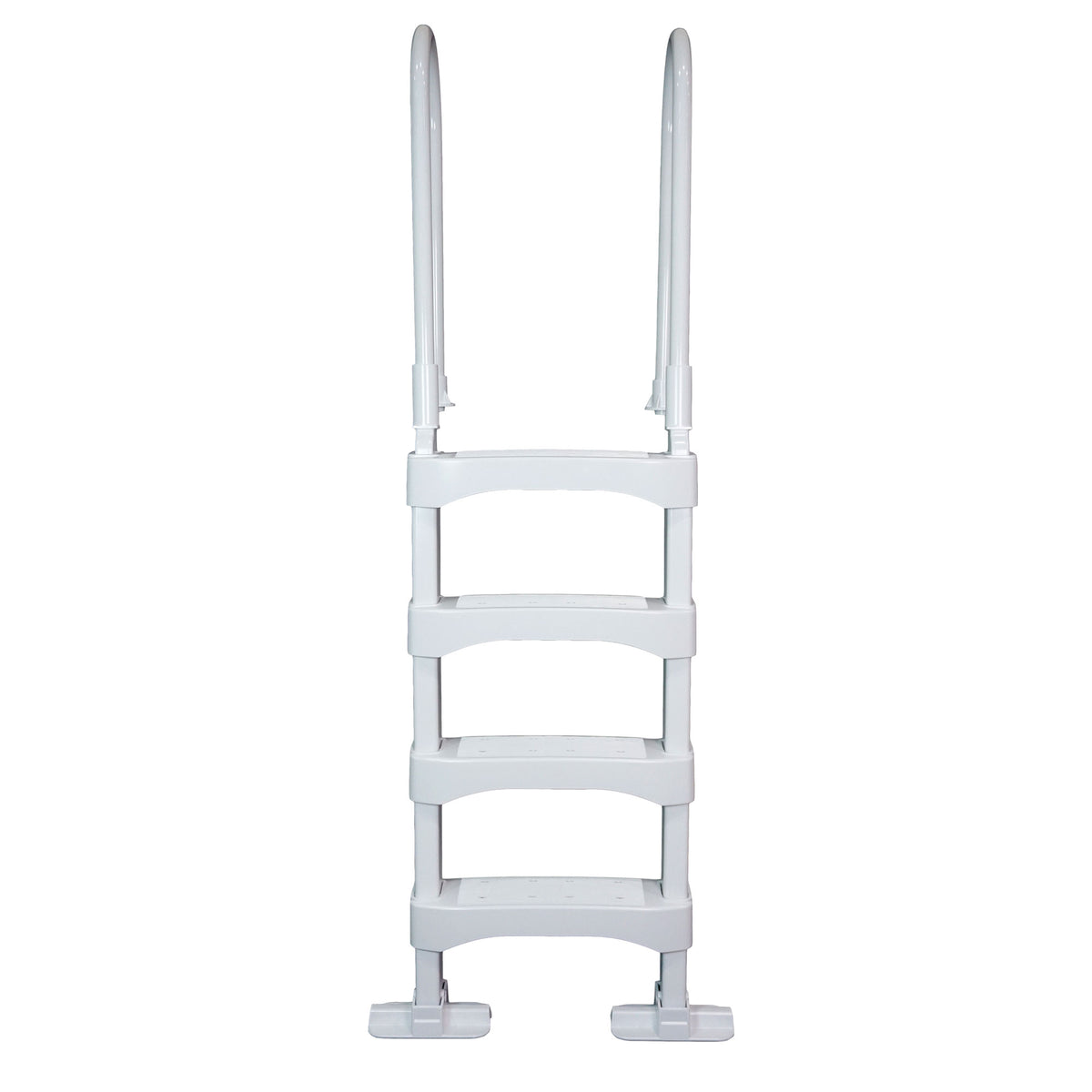 Vinyl Works 4 Step Ladder for 60" Swimming Pool w/Swimline Protective Ladder Mat