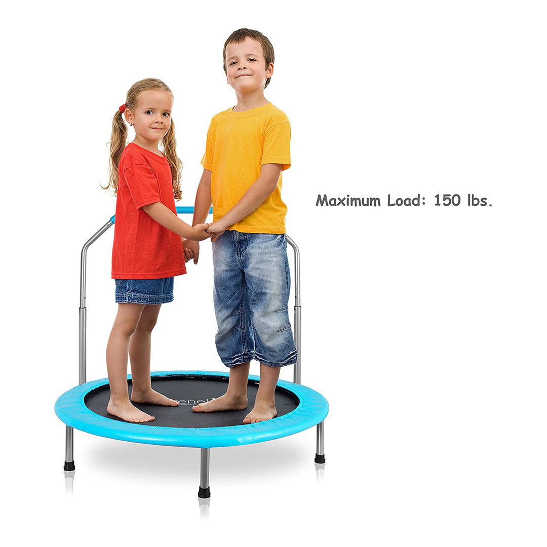SereneLife 36 Inch Kids Fitness Trampoline w/ Padded Frame Cover (Open Box) - VMInnovations