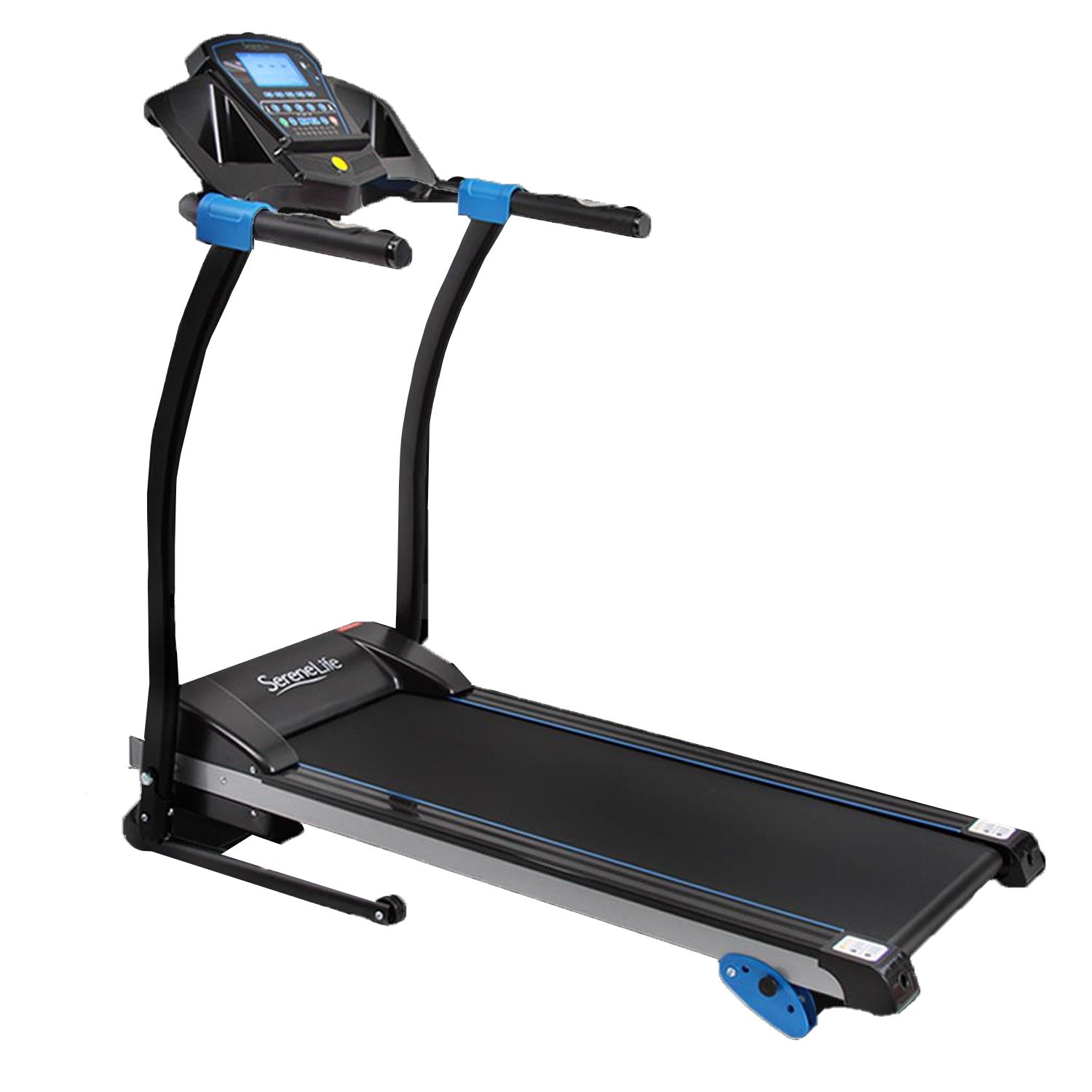 SereneLife Home Gym Fitness Equipment Smart Digital Folding Treadmill (2 Pack)