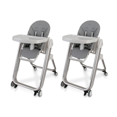SereneLife SLHC62 Baby Toddler Booster Seat Feeding High Chair, Gray (2 Pack) - VMInnovations