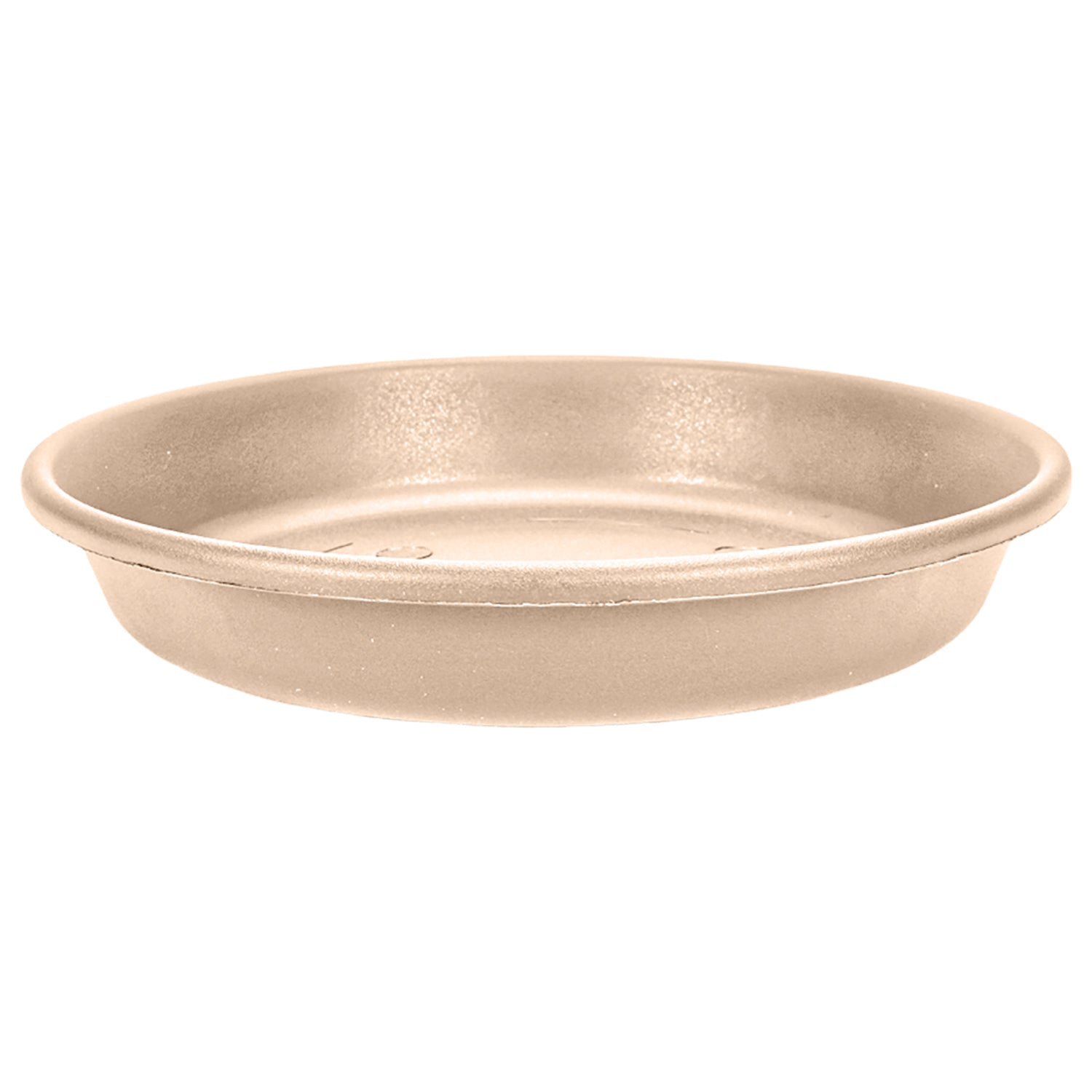 HC Companies Classic Plastic 10 Inch Round Flower Pot Plant Saucer, Sandstone - VMInnovations