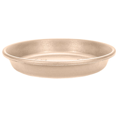 HC Companies Classic Plastic 10'' Flower Pot Plant Saucer, Sandstone (Open Box)