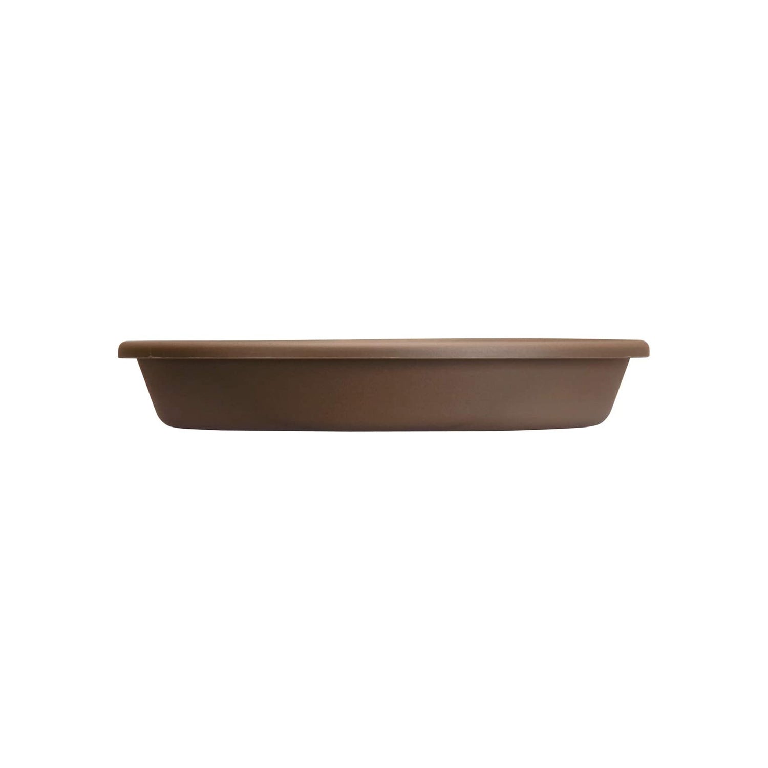 The HC Companies 16.3 Inch Plastic Planter Saucer for Classic Pots, Chocolate - VMInnovations
