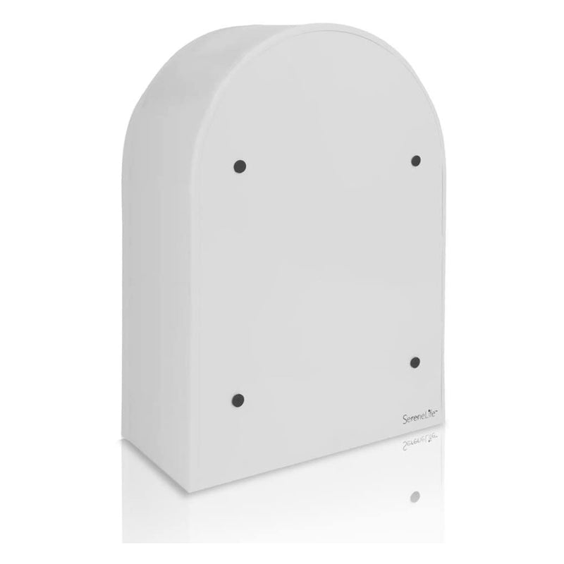 SereneLife SLMAB15 Indoor Outdoor Metal Wall Mount Locking Mailbox, White 4 Pack