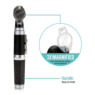 SereneLife Fiber Optic Otoscope Auriscope Ear Inspection Instrument (2 Pack)