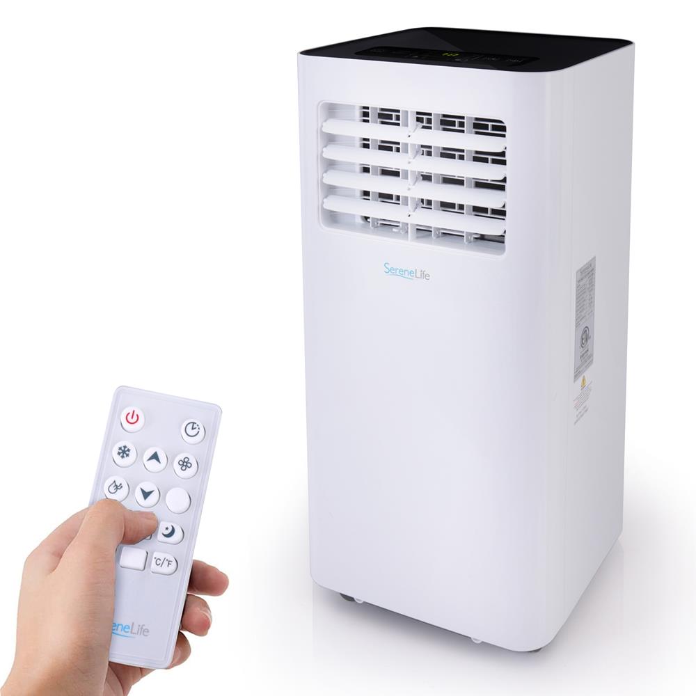 SereneLife 300 Square Feet 10000 BTU Portable Air Conditioner, Remote(For Parts)