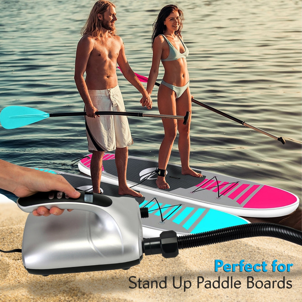 SereneLife Digital Air Pump Inflator Compressor for SUP Paddleboards (Open Box)