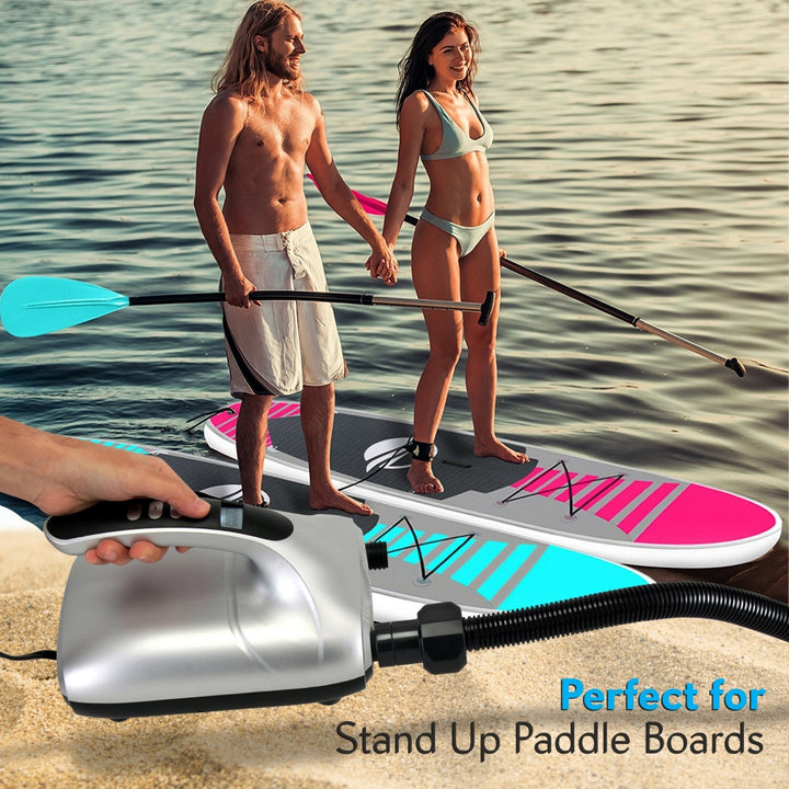 SereneLife Digital Air Pump Inflator Compressor for SUP Paddleboards (Open Box)