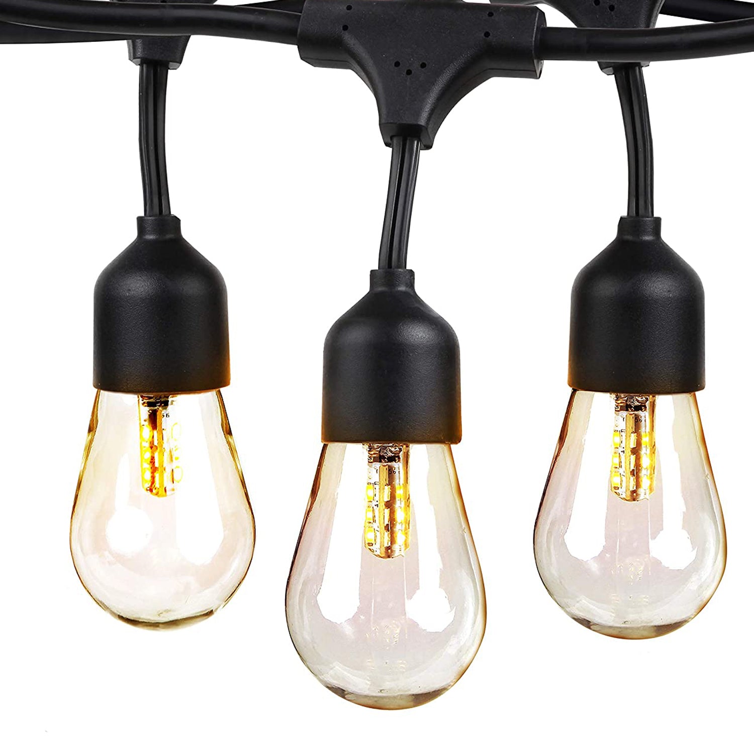 Brightech 48-Ft Weatherproof Solar Powered LED Outdoor String Lights (Used) - VMInnovations
