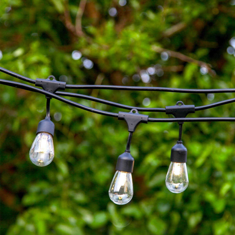 Brightech 48-Ft Weatherproof Solar Powered LED Outdoor String Lights (Used)