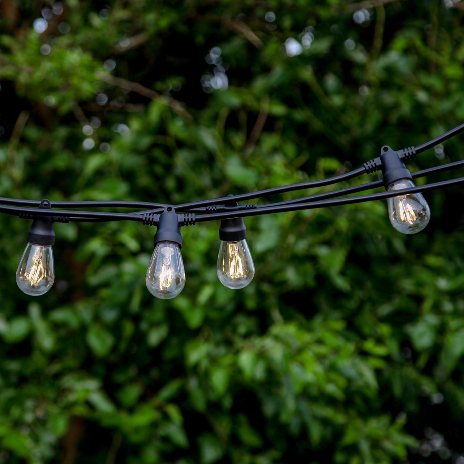 Brightech 48' Weatherproof Solar Powered LED Patio String Lights Kit (Open Box)