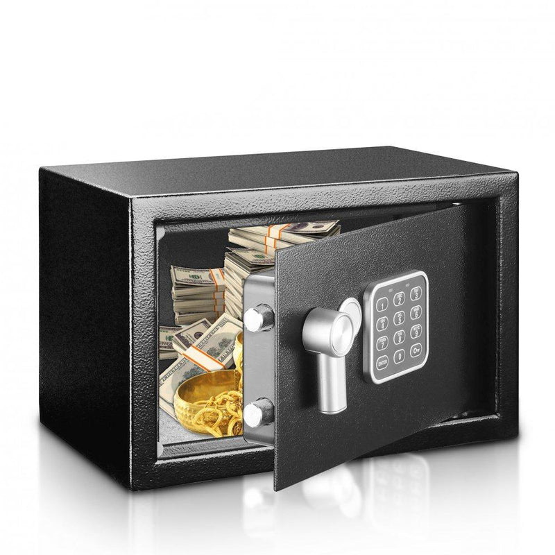 SereneLife SLSFE15 Fireproof Electronic Digital Combination Safe Box with Keys