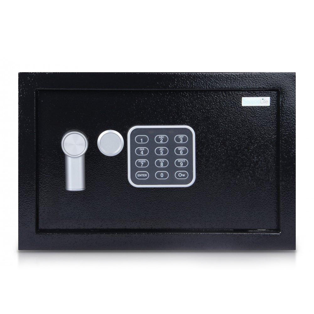 SereneLife SLSFE12 Fireproof Electronic Digital Combination Safe Box with Keys