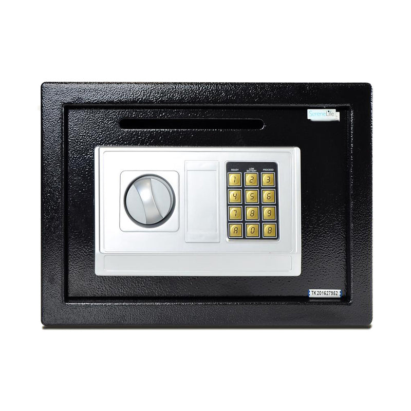 SereneLife SLSFE342 Electronic Combination Security Safe Box with Keys (4 Pack)