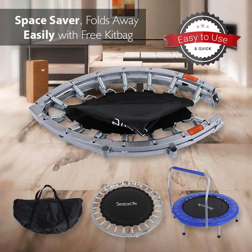 SereneLife 36" Portable Elastic Jumping Sports Trampoline, Kids Size (For Parts) - VMInnovations