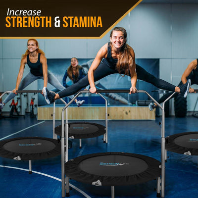 SereneLife 40 Inch Pro Aerobics Jumping Sports Trampoline, Adult Size (Used) - VMInnovations