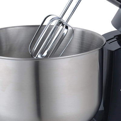 Brentwood 5-Speed Stand Mixer with 3 Quart Stainless Steel Mixing Bowl, Black