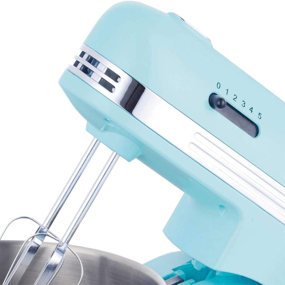 Brentwood SM-1162BL 250 Watt 5 Speed 3.5 Quart Baking Stand Mixer, Blue (Used) - VMInnovations