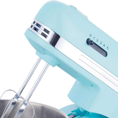 Brentwood SM-1162BL 250 Watt 5 Speed 3.5 Quart Baking Stand Mixer, Blue (Used) - VMInnovations