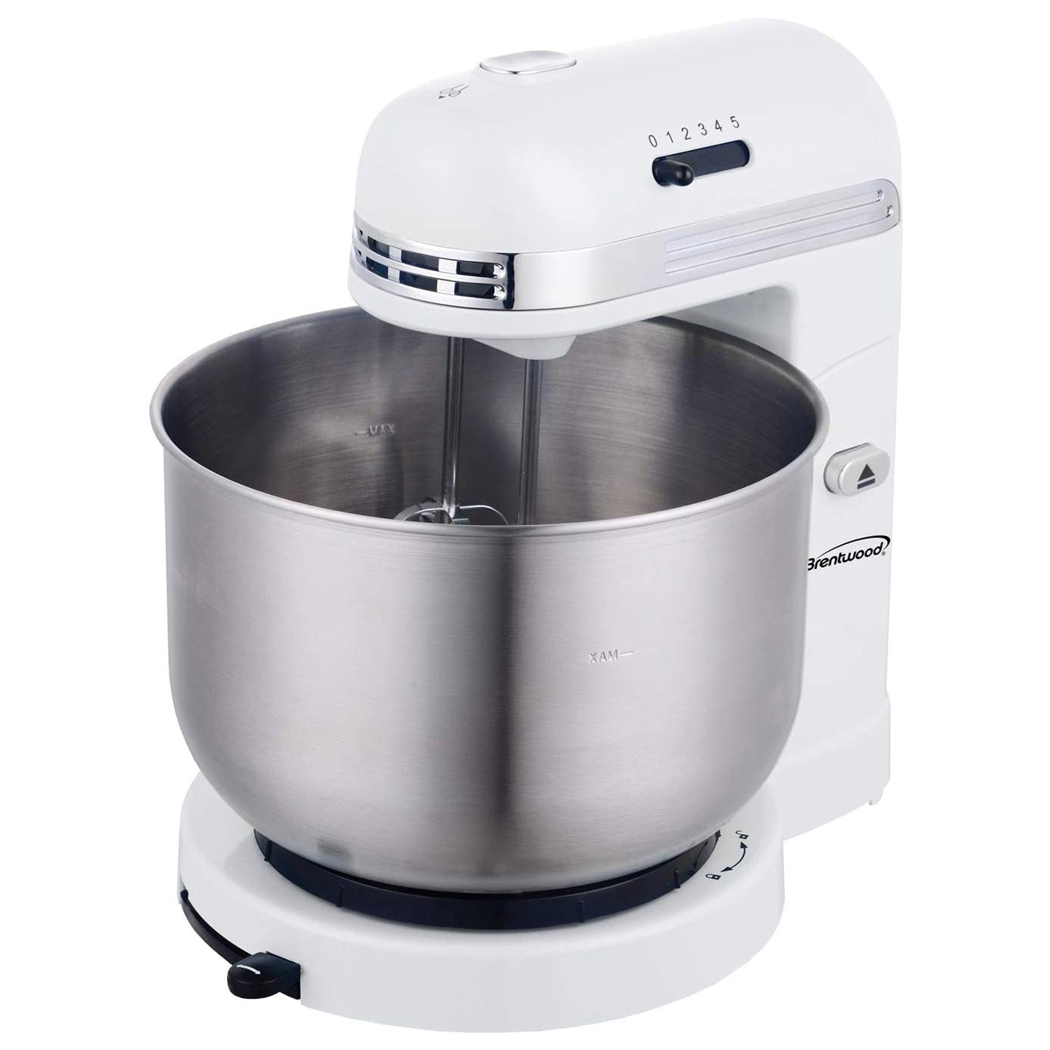 Brentwood SM-1162W 5 Speed 3.5qt Kitchen Baking Stand Mixer, White (Used) - VMInnovations
