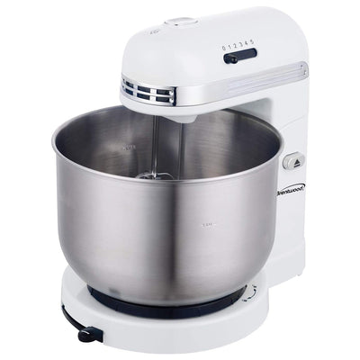Brentwood SM-1162W 5 Speed 3.5qt Kitchen Baking Stand Mixer, White (Used) - VMInnovations