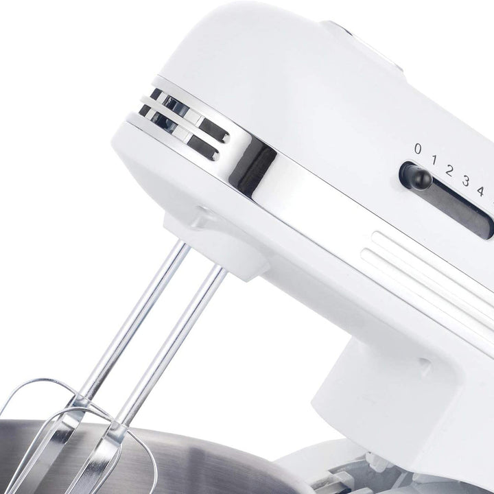 Brentwood SM-1162W 5 Speed 3.5qt Kitchen Baking Stand Mixer, White (Used)