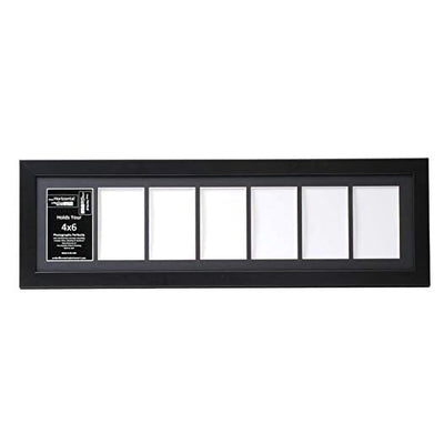 Creative Letter Art 8x30 Wall Picture Frame and Black Mat, Black (Open Box)