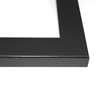 Creative Letter Art 8x30 Wall Picture Frame and Black Mat, Black (Open Box)