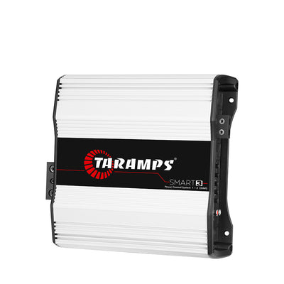 Taramps Smart 3 3000 Watt 1 to 2 Ohms Amp and QPower Amplifier Installation Kit