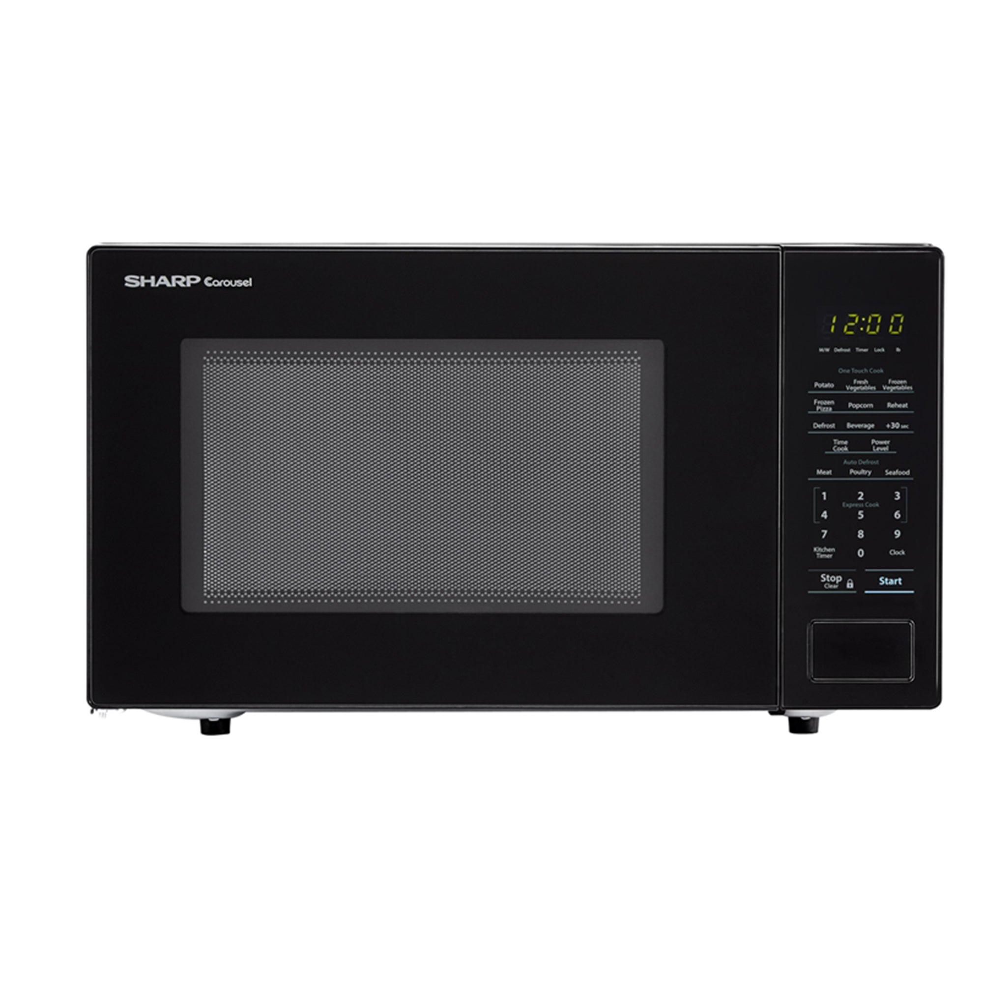 Sharp SMC1131CB 1.1 Cubic Foot Countertop Microwave (Refurbished) (Used)